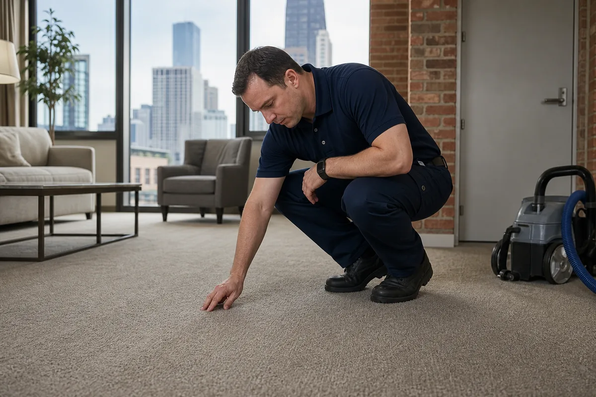 Hammond home prepared for straight answers to northwest indiana carpet cleaning questions with a clear access path